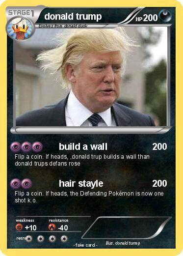 Pokemon donald trump