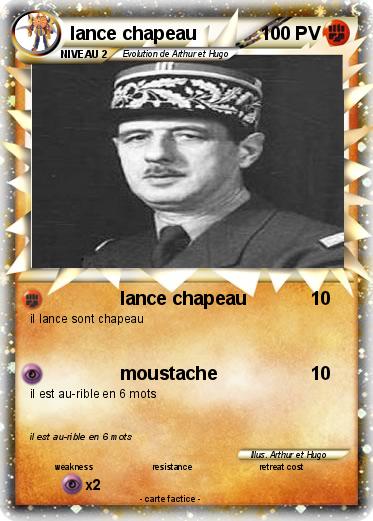 Pokemon lance chapeau
