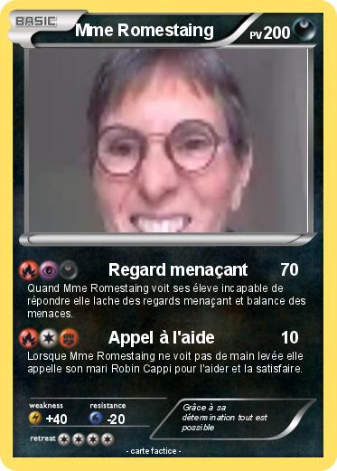 Pokemon Mme Romestaing