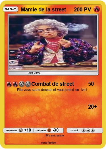 Pokemon Mamie de la street