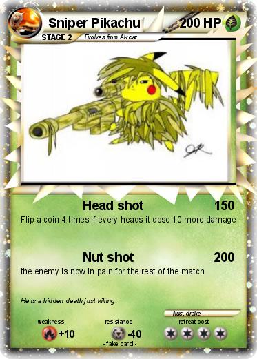 Pokemon Sniper Pikachu
