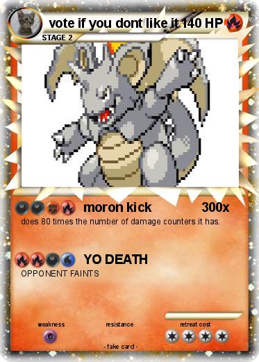 Pokemon vote if you dont like it