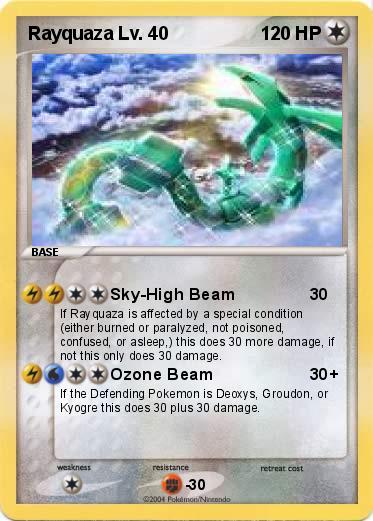 Pokemon Rayquaza Lv. 40