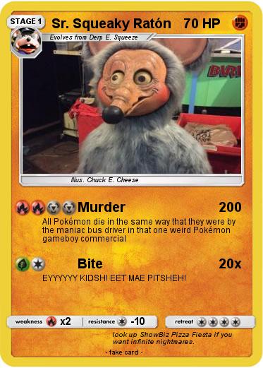 Pokemon Sr. Squeaky Ratón