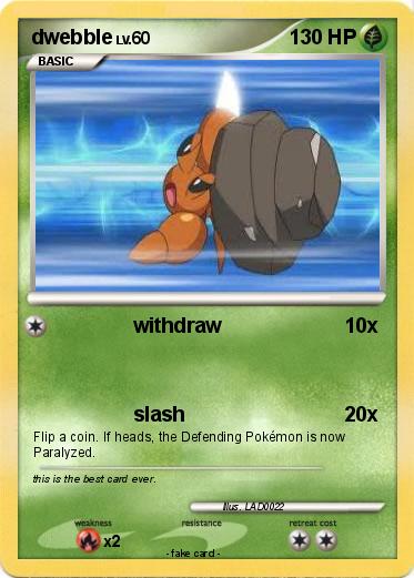 Pokemon dwebble
