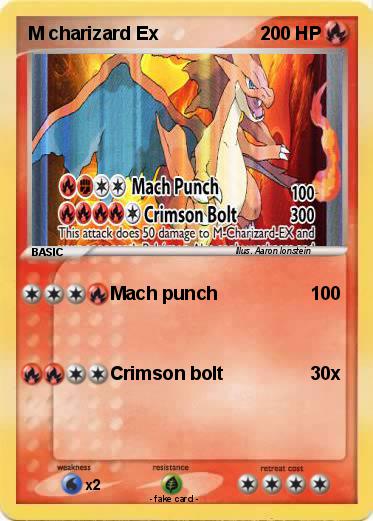 Pokemon M charizard Ex