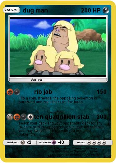 Pokemon dug man
