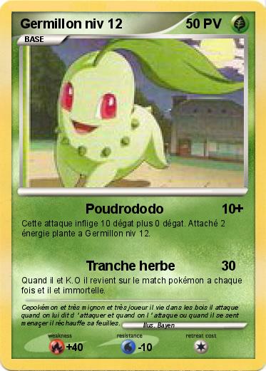Pokemon Germillon niv 12