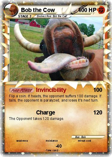 Pokemon Bob the Cow