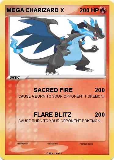 Pokemon MEGA CHARIZARD X