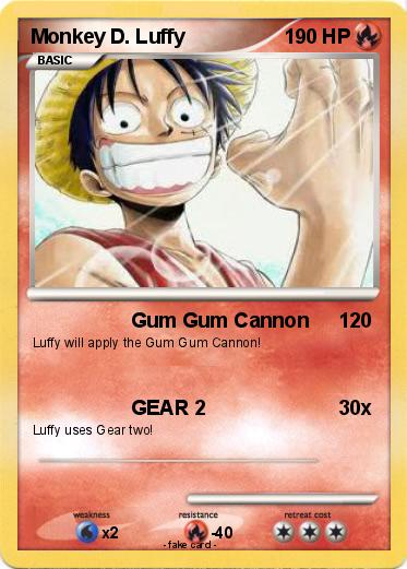 Pokemon Monkey D. Luffy