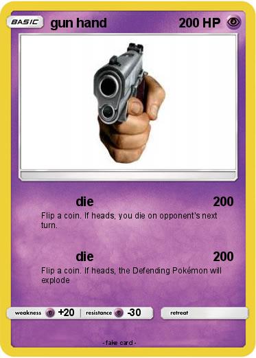 Pokemon gun hand