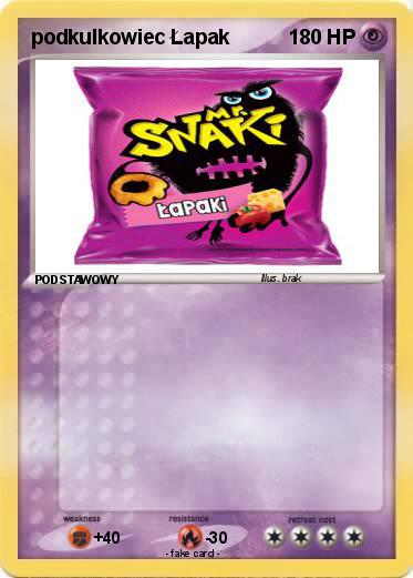 Pokemon podkulkowiec Łapak