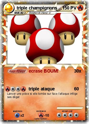 Pokemon triple champignons