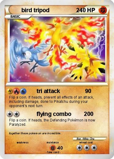 Pokemon bird tripod                 2