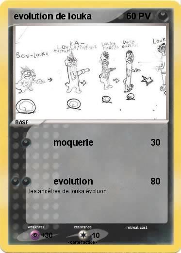 Pokemon evolution de louka