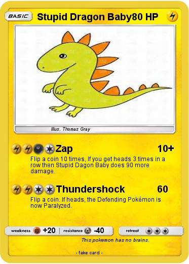 Pokemon Stupid Dragon Baby
