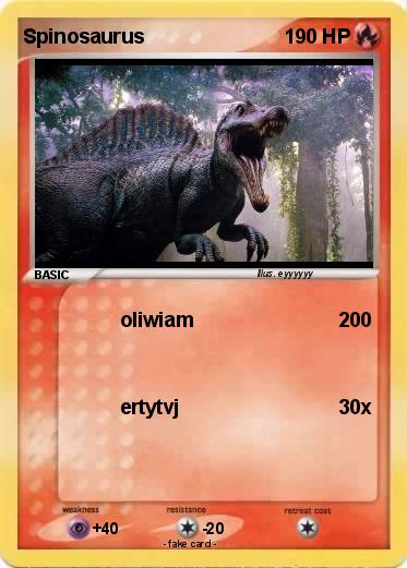 Pokemon Spinosaurus