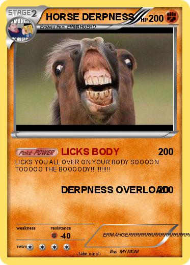 Pokemon HORSE DERPNESS