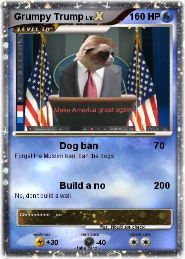 Pokemon Grumpy Trump