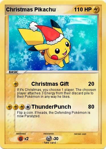 Pokemon Christmas Pikachu