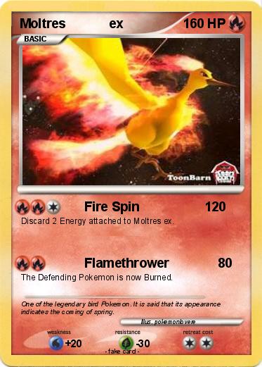 Pokemon Moltres            ex