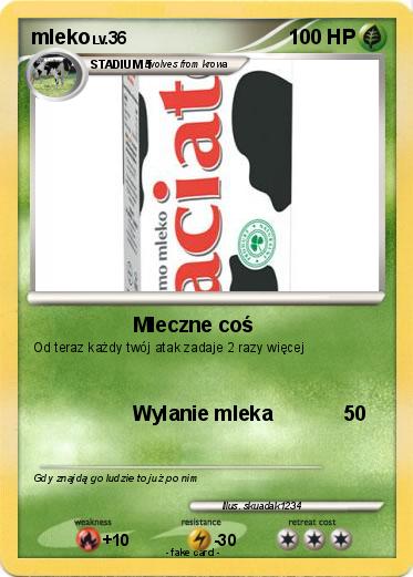 Pokemon mleko