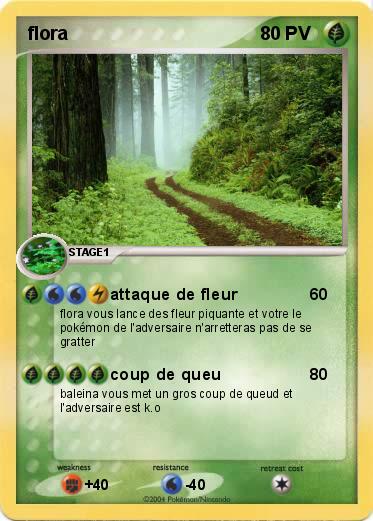 Pokemon flora