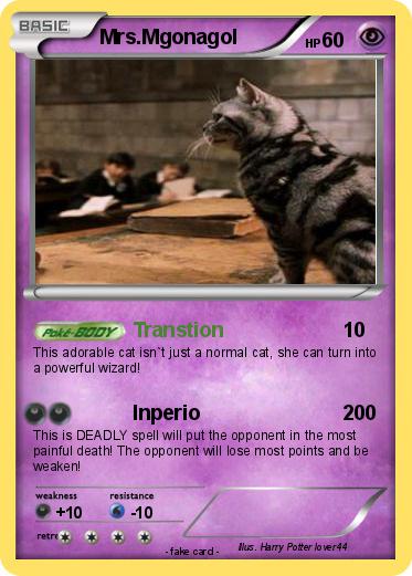 Pokemon Mrs.Mgonagol