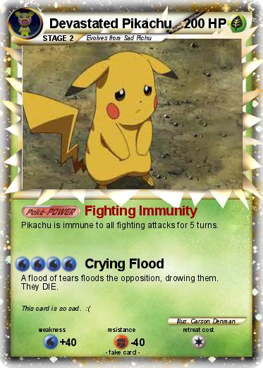 Pokemon Devastated Pikachu