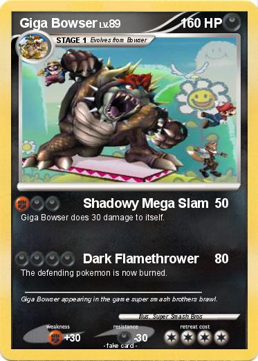 Pokemon Giga Bowser