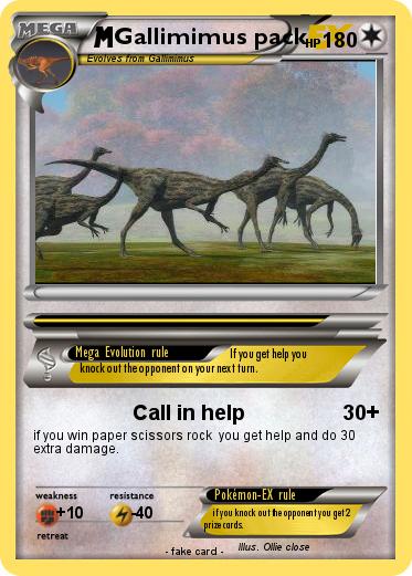 Pokemon Gallimimus pack