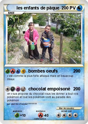 Pokemon les enfants de pâque
