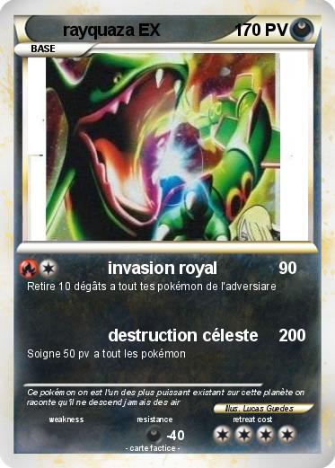 Pokemon rayquaza EX