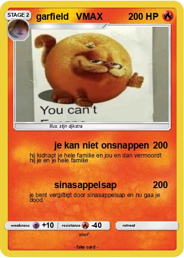 Pokemon garfield   VMAX