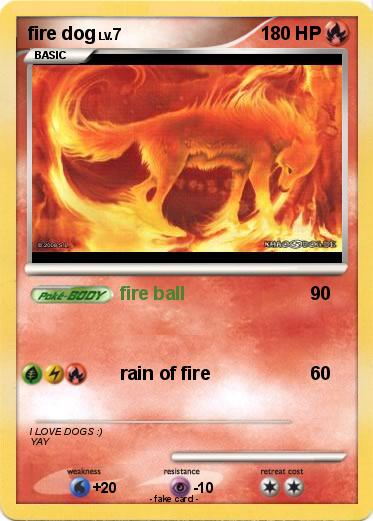 Pokemon fire dog