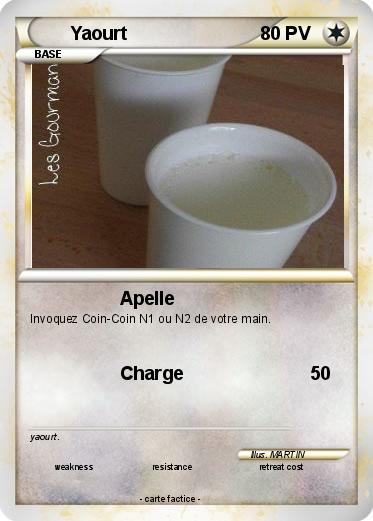 Pokemon Yaourt