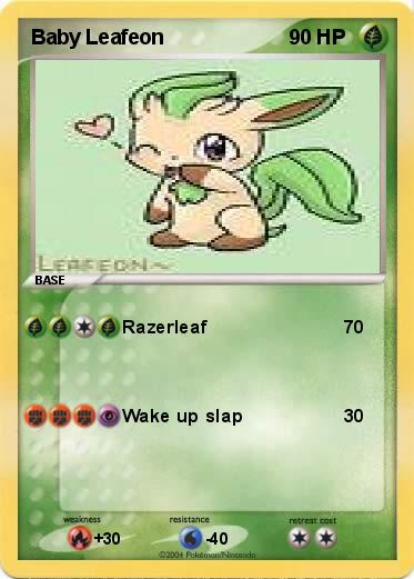 Pokemon Baby Leafeon
