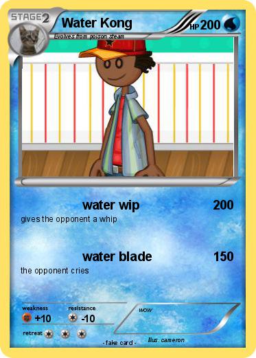 Pokemon Water Kong