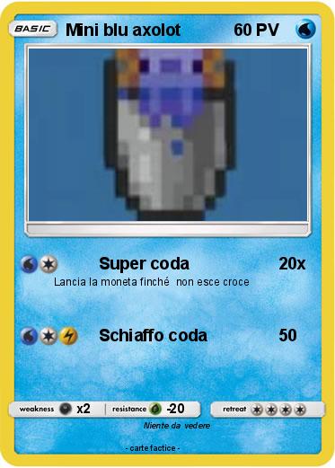 Pokemon Mini blu axolot