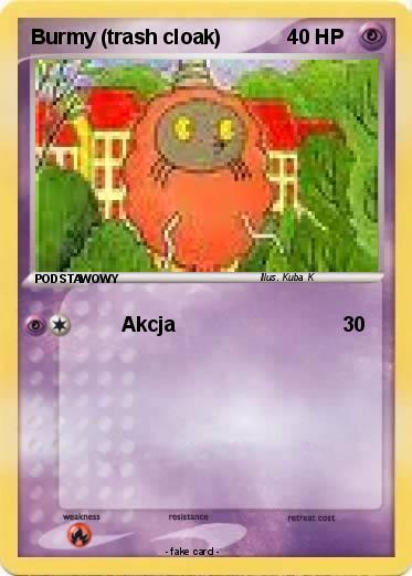 Pokemon Burmy (trash cloak)