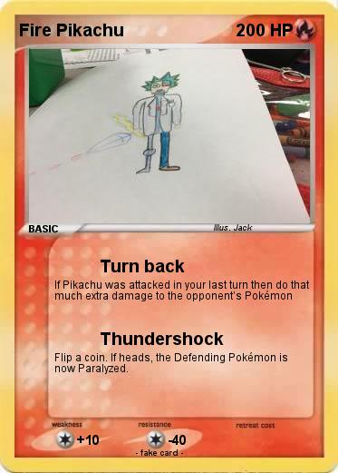 Pokemon Fire Pikachu