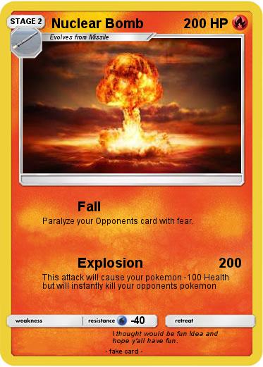 Pokemon Nuclear Bomb