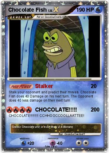 Pokemon Chocolate Fish