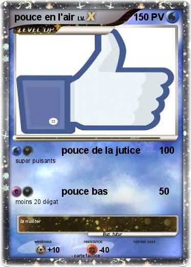 Pokemon pouce en l'air