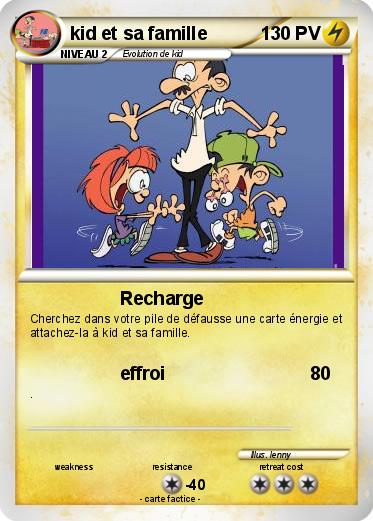 Pokemon kid et sa famille