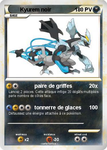 Pokemon Kyurem noir