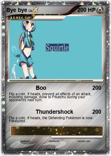 Pokemon Bye bye