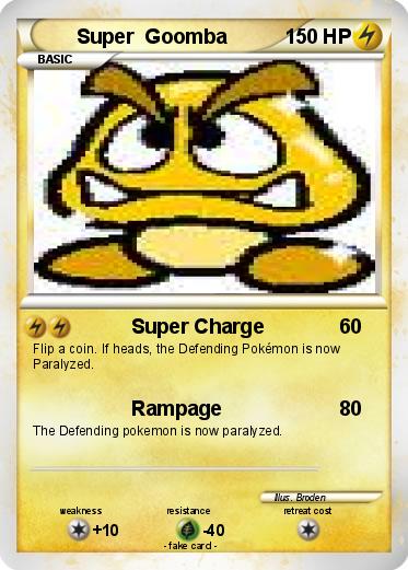 Pokemon Super  Goomba