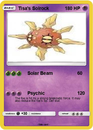 Pokemon Tisa's Solrock